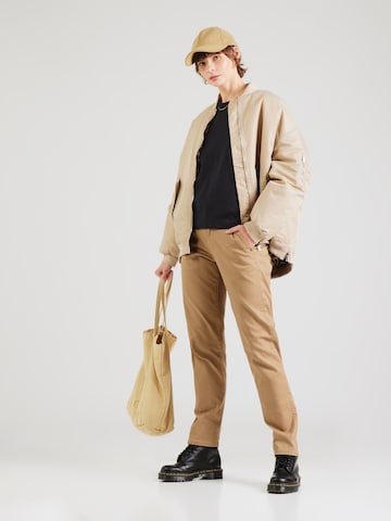 Effilé Pantalon chino 'Kate' G-STAR en marron
