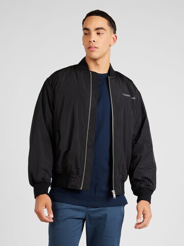 Veste mi-saison Tommy Jeans en noir : devant