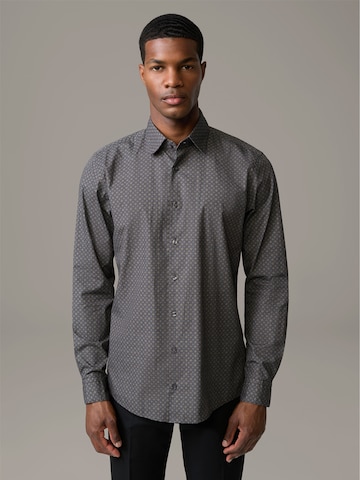 STRELLSON Regular fit Overhemd 'Stan' in Blauw: voorkant