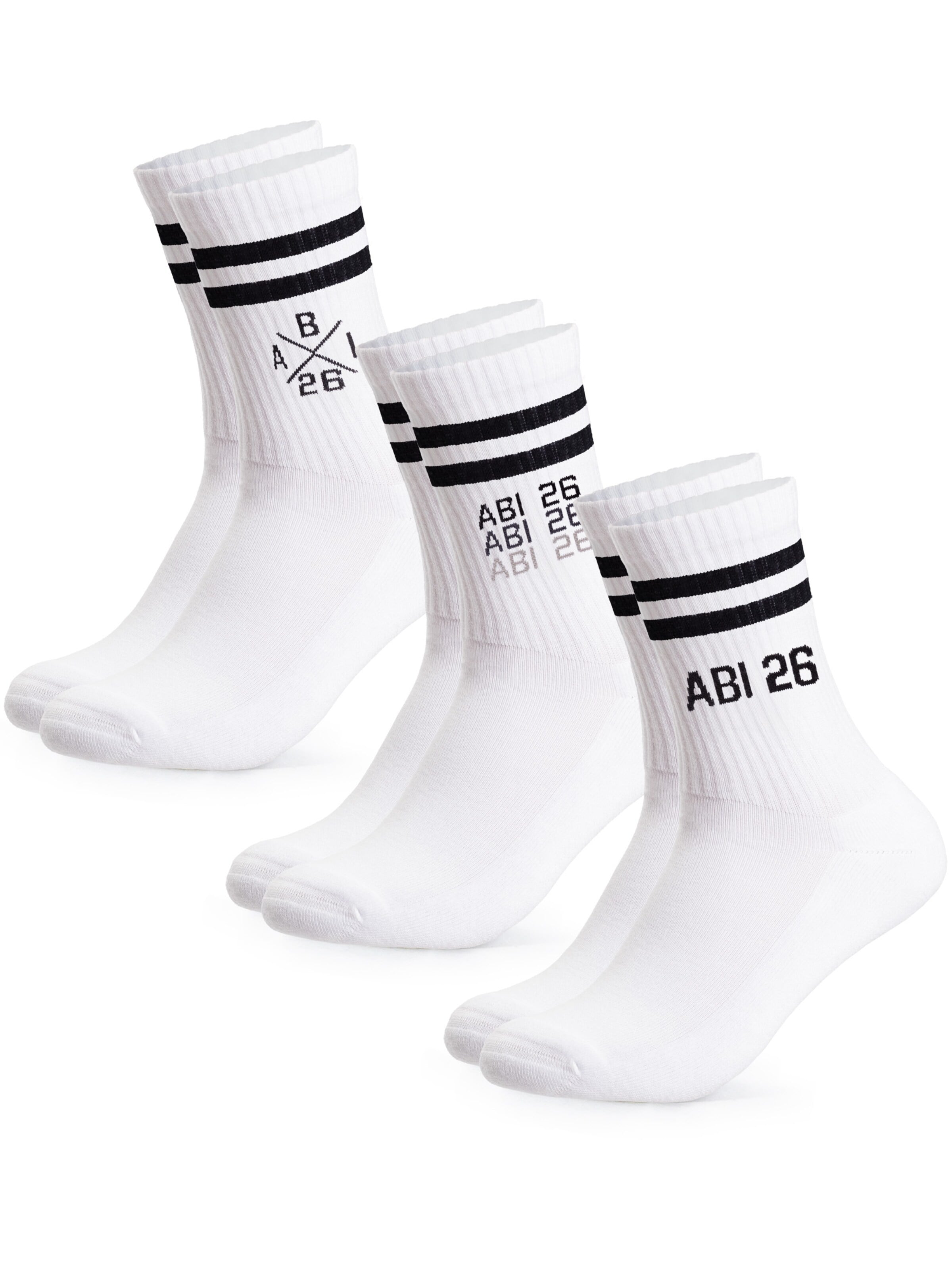 Occulto Athletic Socks 'Abi' in Black: front