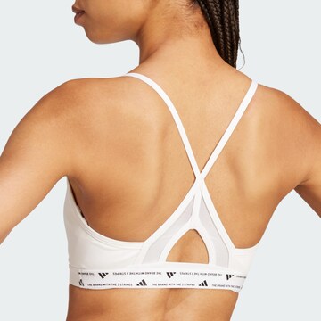 ADIDAS PERFORMANCE Bralette Sports bra 'Aeroreact' in White