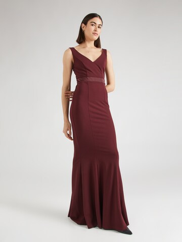 Coast Evening Dress in Red: front