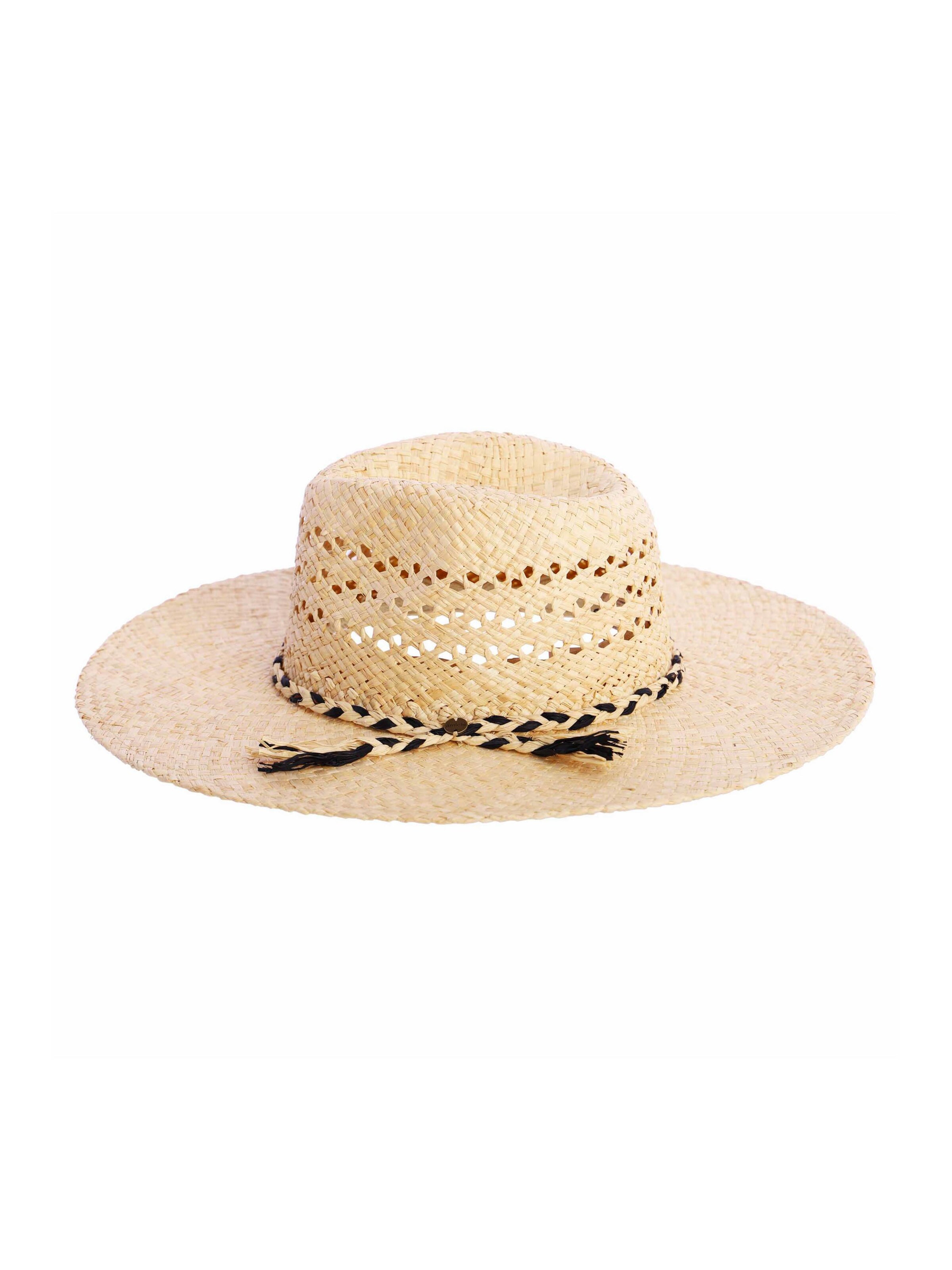 Amichi - Sombrero 'Sombrero para mujer Cireeen de fibras naturales trenzadas' en beige