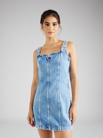 Robe Tommy Jeans en bleu : devant