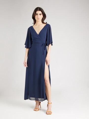 VILA Evening dress 'VIURA' in Blue: front