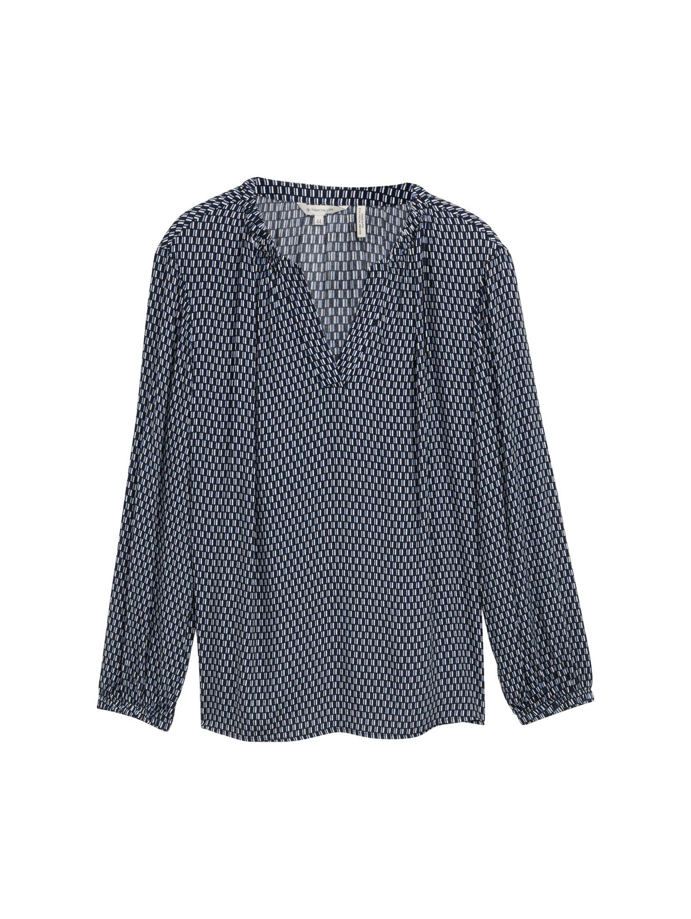 Tom Tailor Women + Bluse in Blau: Vorderseite