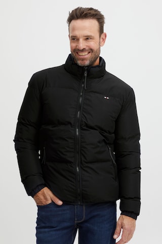 FQ1924 Winter Jacket 'Hugal' in Black: front