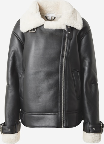 TOPSHOP Between-Season Jacket in Black: front