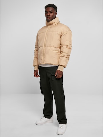 Urban Classics Winter Jacket in Beige