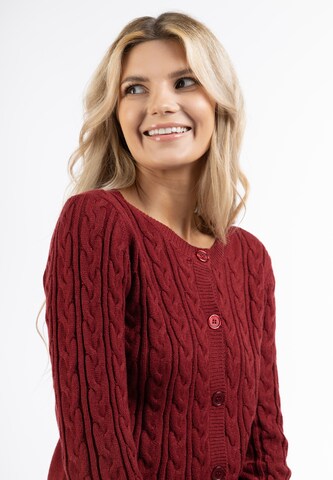 usha BLUE LABEL Knit cardigan in Red