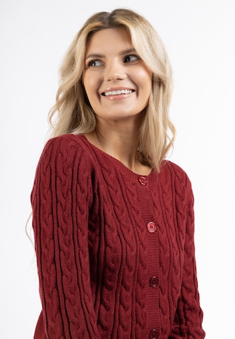 usha BLUE LABEL Knit cardigan in Red