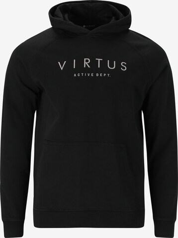 Virtus Sportsweatshirt 'Bold' in Zwart: voorkant