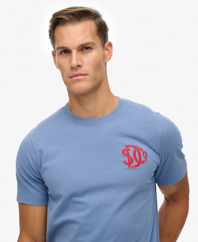 Superdry Shirt in de kleur Blauw, Productweergave