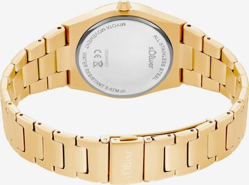 s.Oliver Analog Watch in Gold