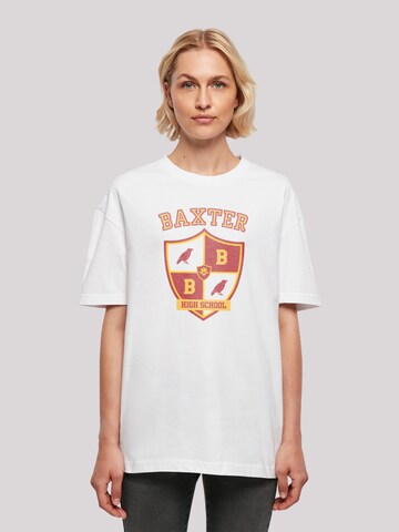 F4NT4STIC Oversized Shirt 'Sabrina Adventures of Sabrina Men's Baxter Crest' in White: front