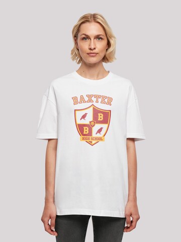 T-shirt oversize 'Sabrina Adventures of Sabrina Men's Baxter Crest' F4NT4STIC en blanc : devant