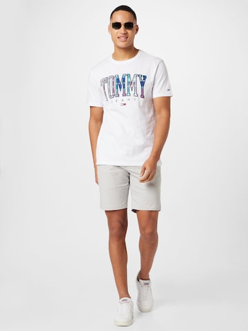 TOMMY HILFIGER - Regular Calças chino 'Brooklyn 1985' em cinzento