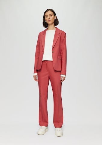 s.Oliver BLACK LABEL Regular Broek in Rood