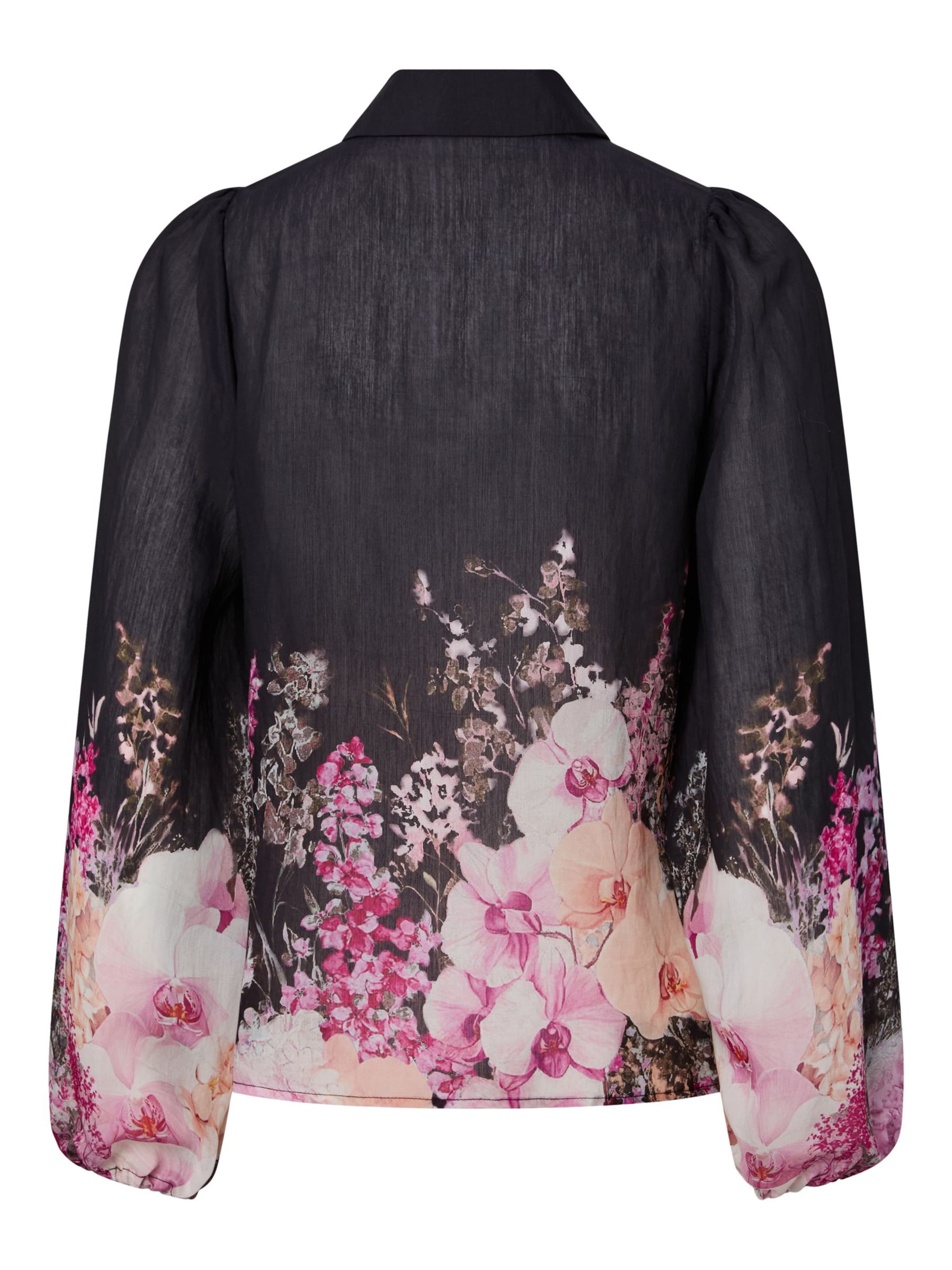 YAS - Blusa 'YASROMANTICA' en negro