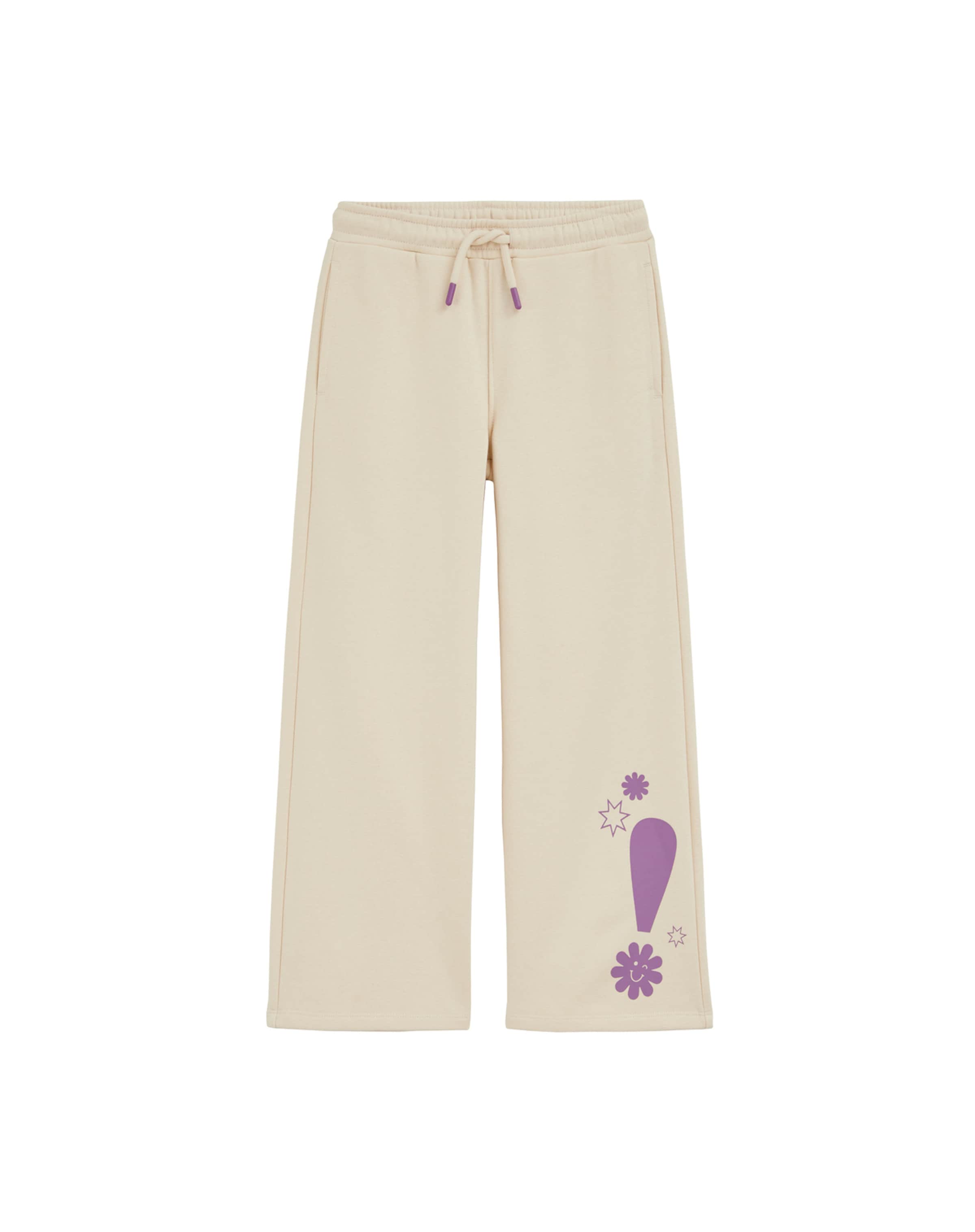 WE Fashion tavaline Püksid, värv beež: eest vaates