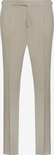Boggi Milano Pantalon à plis en beige foncé, Vue avec produit