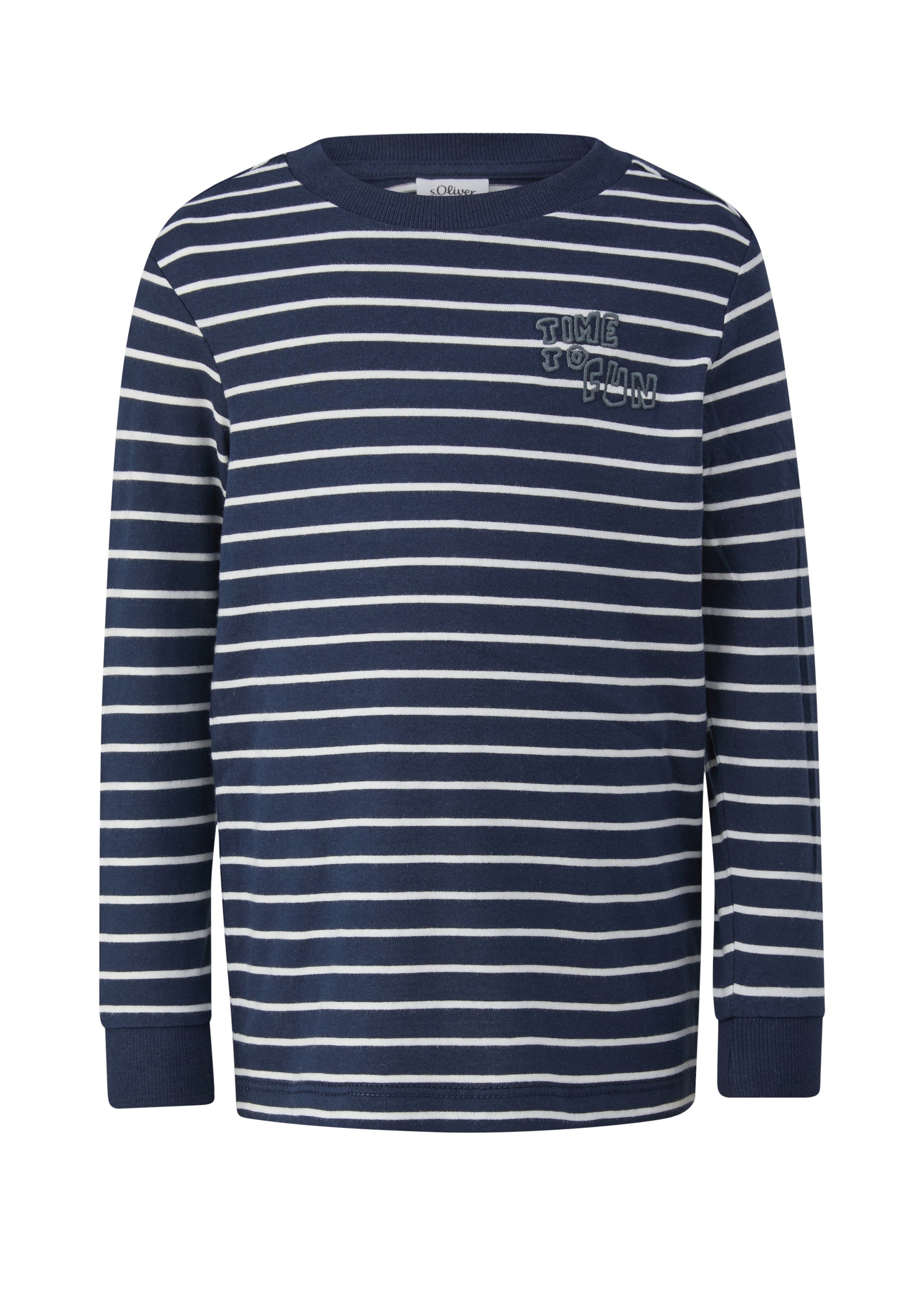 s.Oliver Shirt in Blauw: voorkant