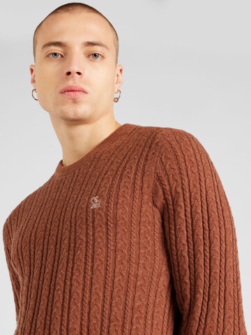 Abercrombie & Fitch - Pullover 'HOLIDAY' em castanho