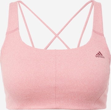 Bustino Reggiseno sportivo 'Coreflow Medium-Support' di ADIDAS SPORTSWEAR in rosa: frontale