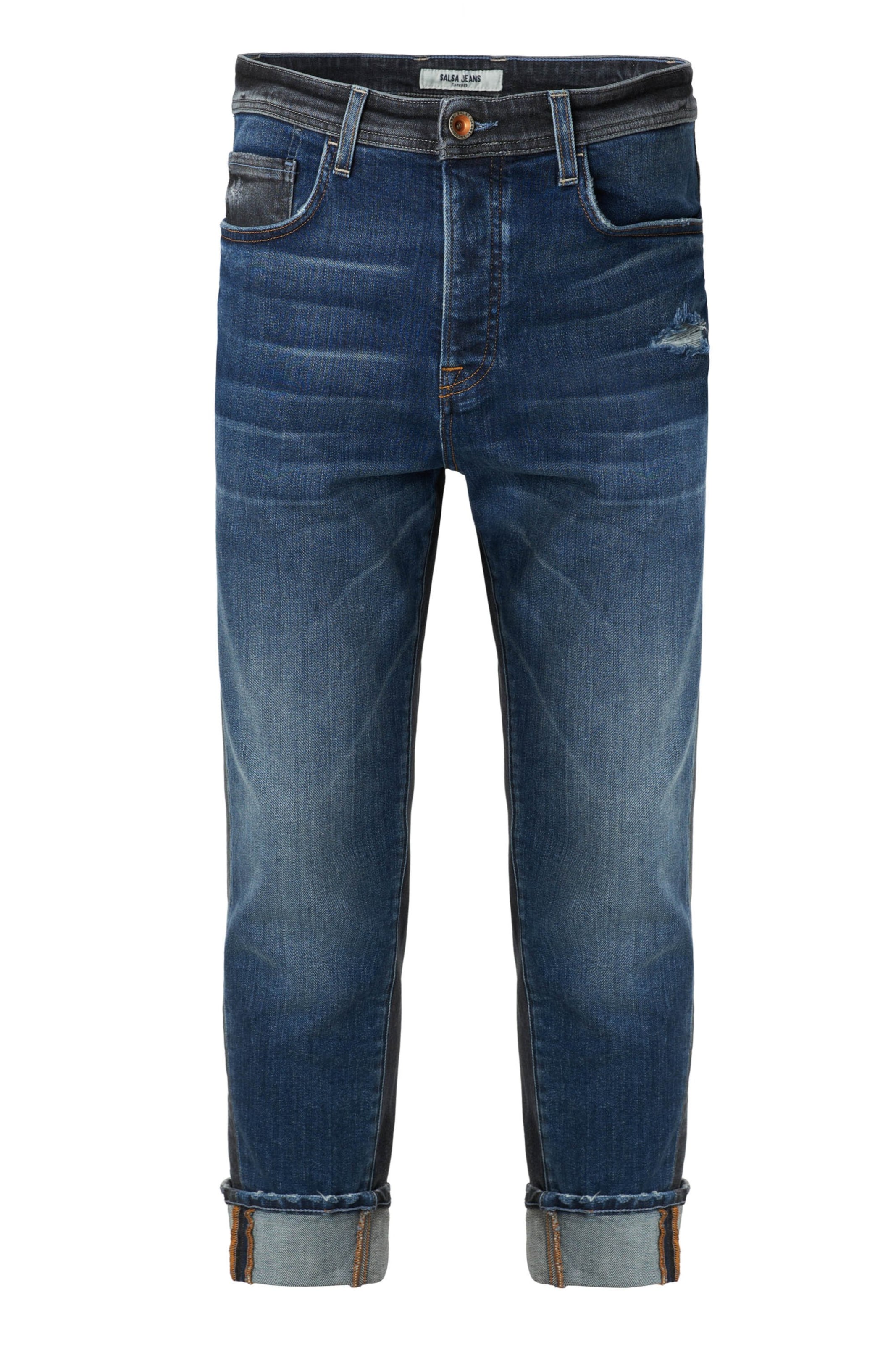 Salsa Jeans Slimfit Jeans in Blauw: voorkant