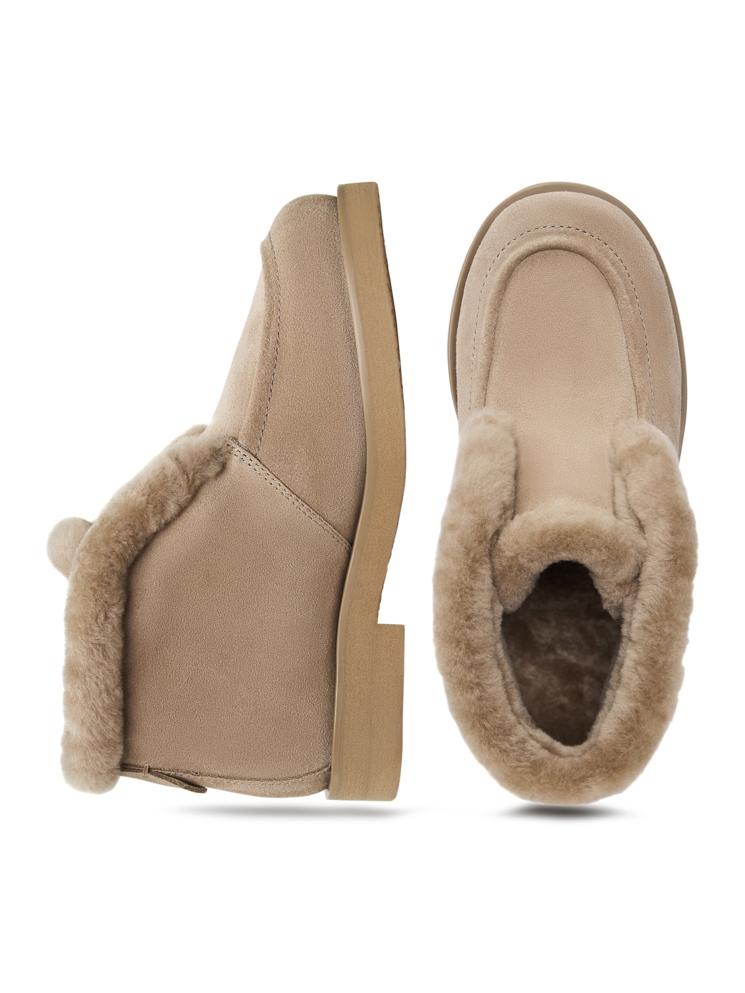 Bottines CESARE GASPARI en beige