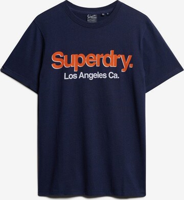 Superdry T-Shirt in Blau: predná strana