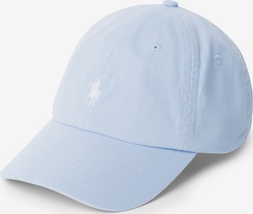 Polo Ralph Lauren Шапка с козирка в синьо: отпред