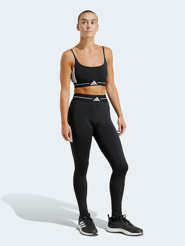 Skinny Pantaloni sportivi 'HYG' di ADIDAS PERFORMANCE in nero: frontale