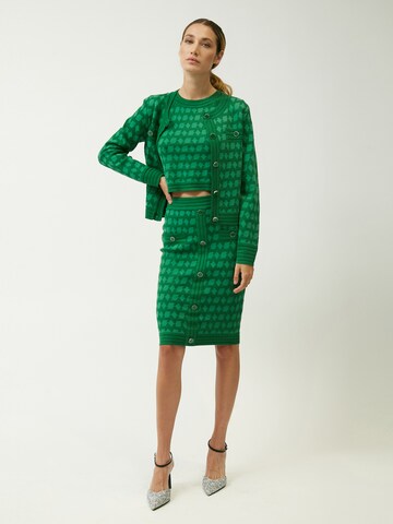 Top in maglia di Influencer in verde