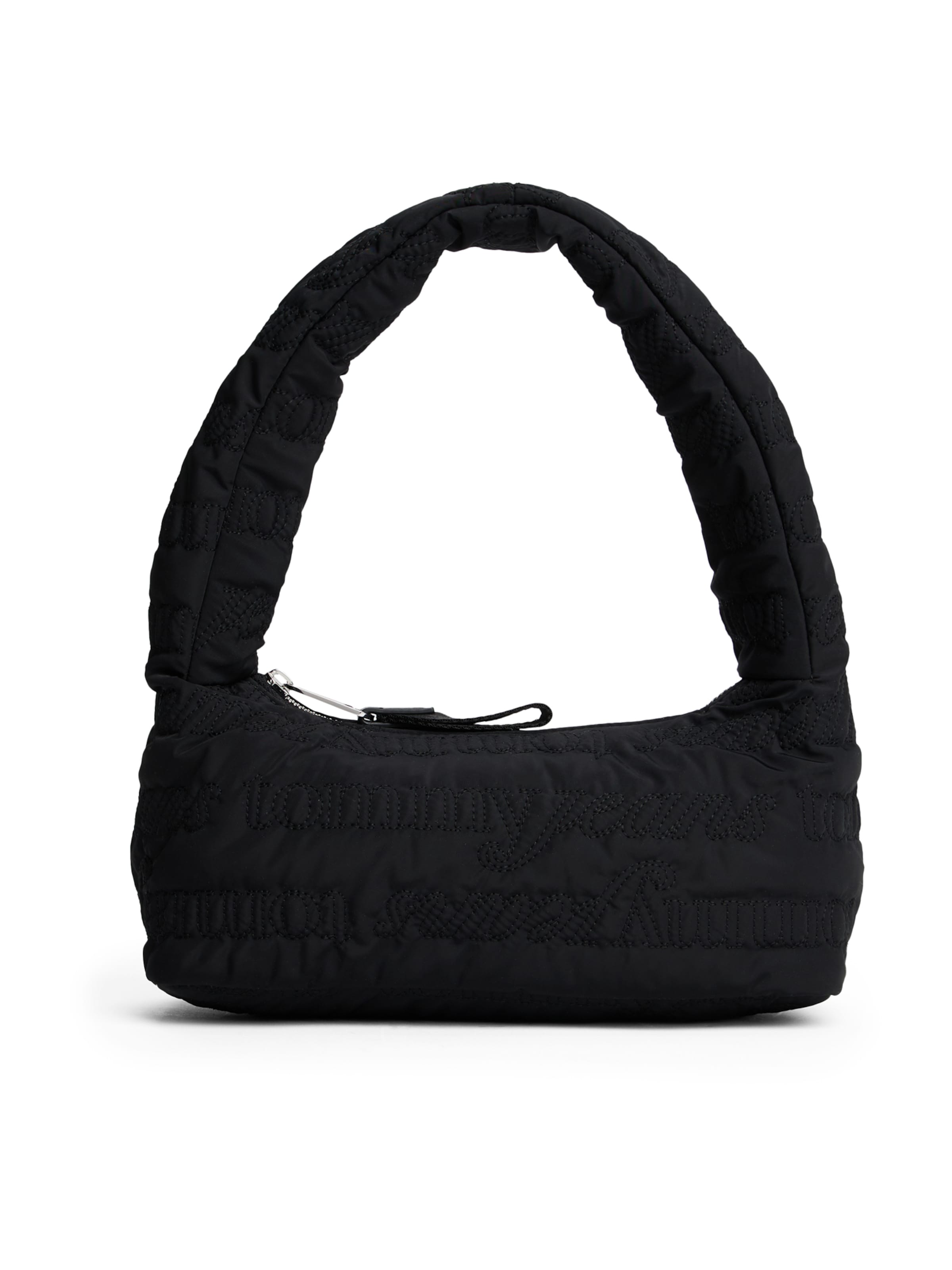 Tommy Jeans Наплечная сумка в Черный: спереди