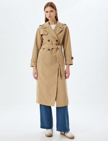 Koton Tussenmantel in Beige: voorkant