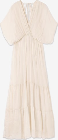 oltre - Vestido en beige: frente