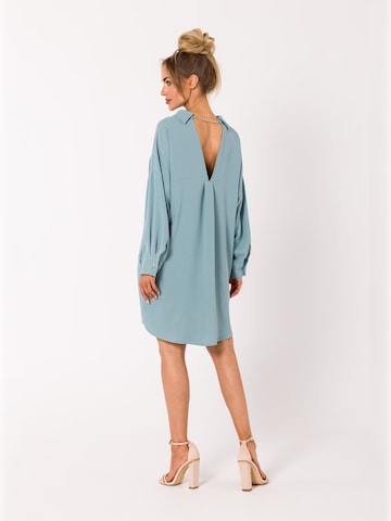made of emotion - Vestido camisero en verde