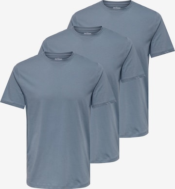 Only & Sons Shirt 'MAX' in Blue: front