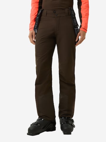 Bogner Fire + Ice Regular Outdoorhose 'Scott' in Braun: Vorderseite