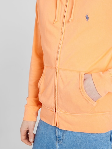 Polo Ralph Lauren Regular Fit Sweatjacke in Orange