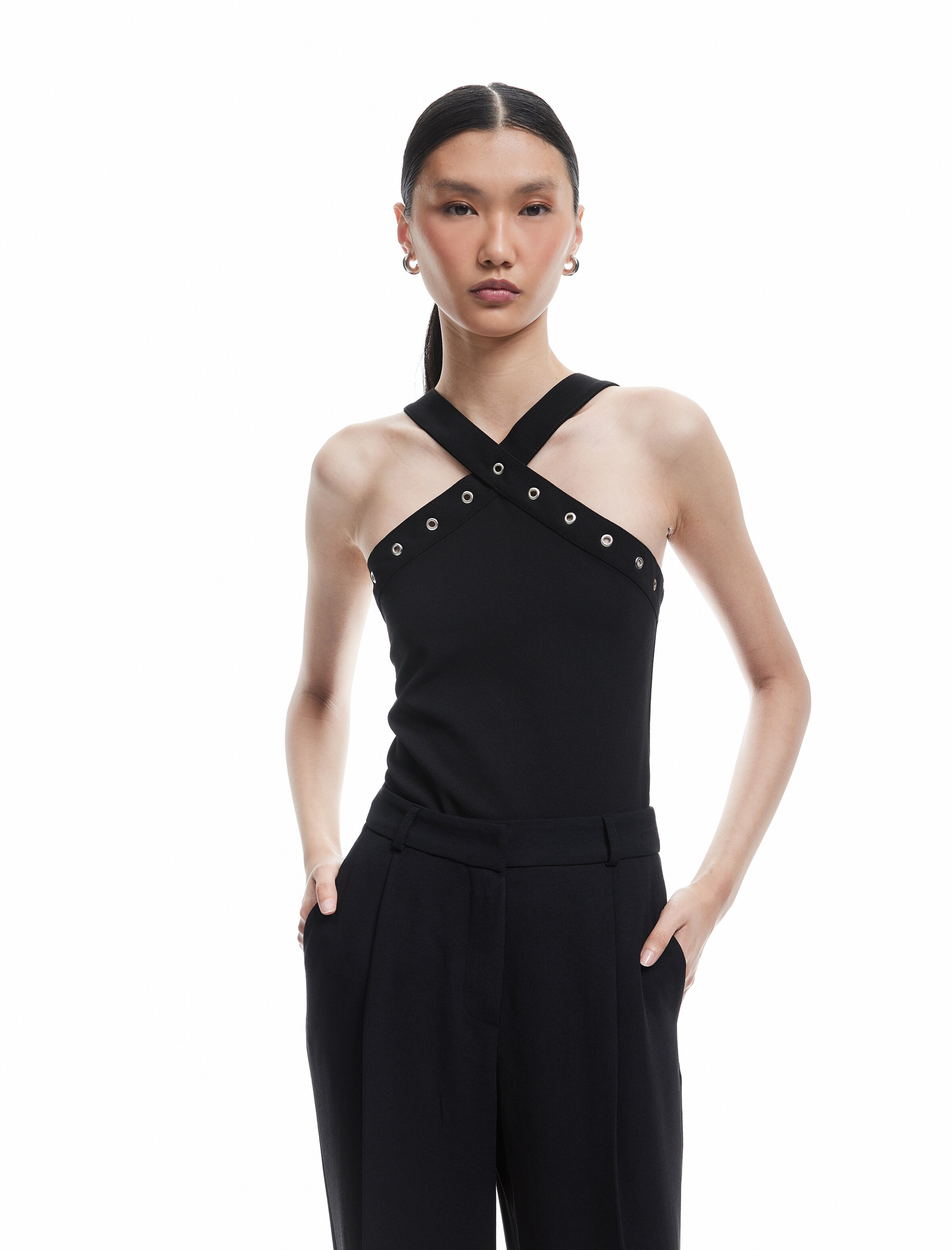 Koton Top in Schwarz: Vorderseite