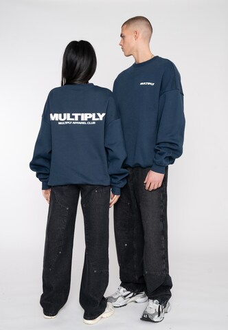 Multiply Apparel Μπλούζα φούτερ σε μπλε