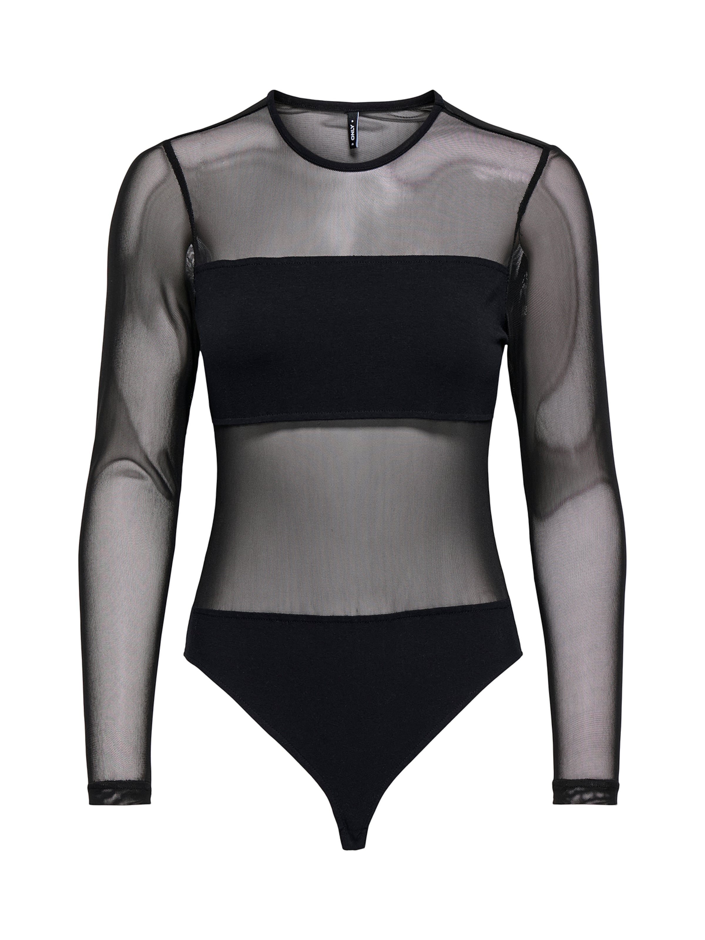 ONLY Shirtbody 'ONLMEL' en XS en noir, Vue avec produit