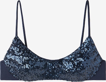 CALZEDONIA Bikinitop in Blau: predná strana