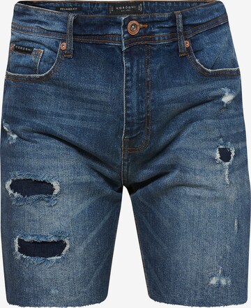 KOROSHI Regular Jeans in Blauw: voorkant