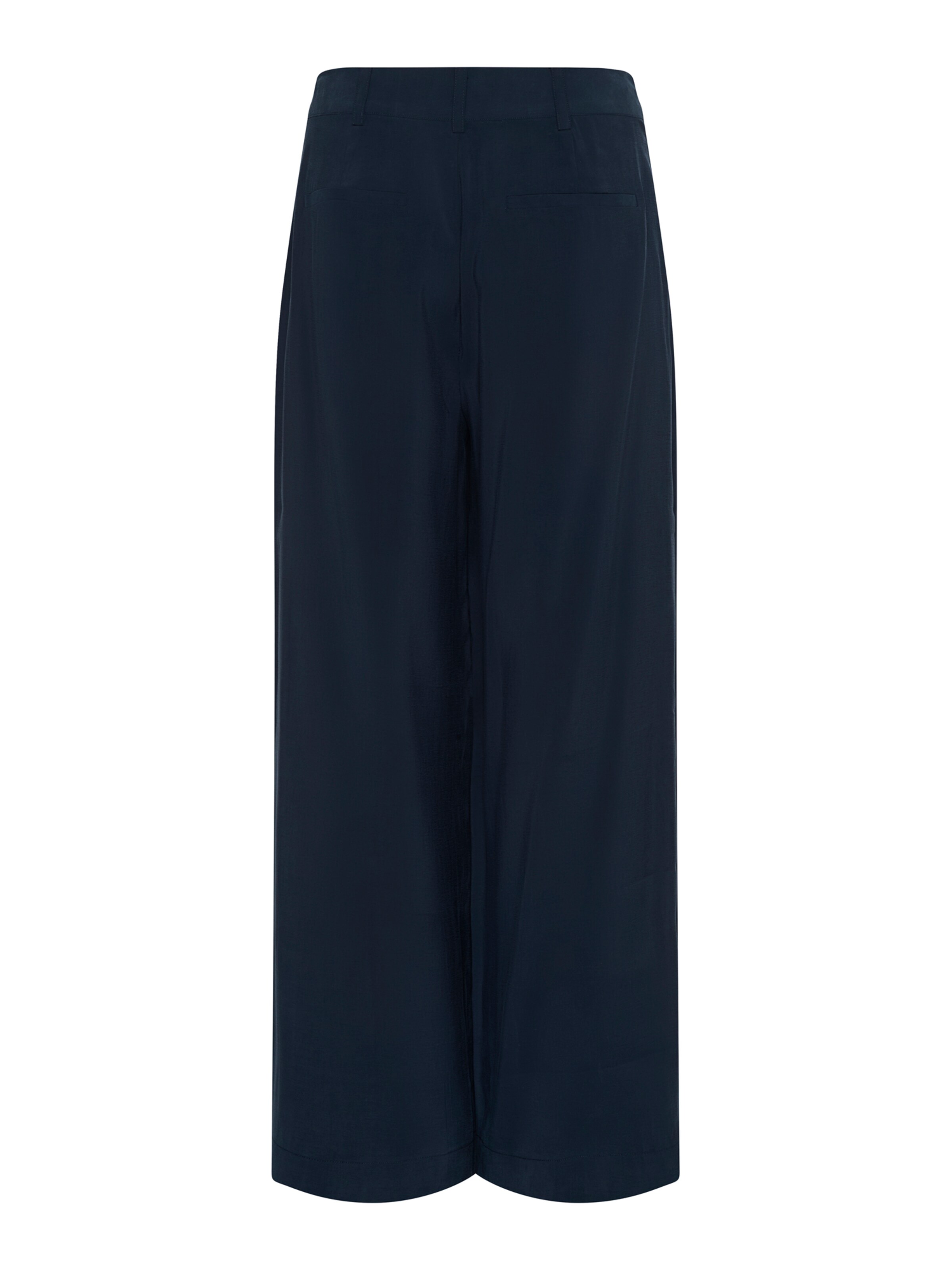 My Essential Wardrobe Wide Leg Bukser med lægfolder 'MWMindy' i blå