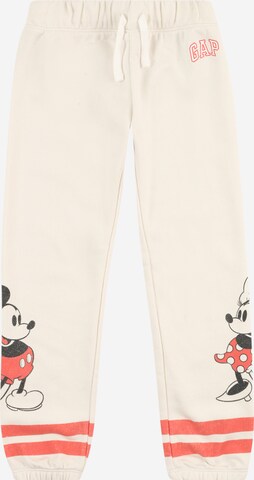 GAP Regular Broek in Beige: voorkant