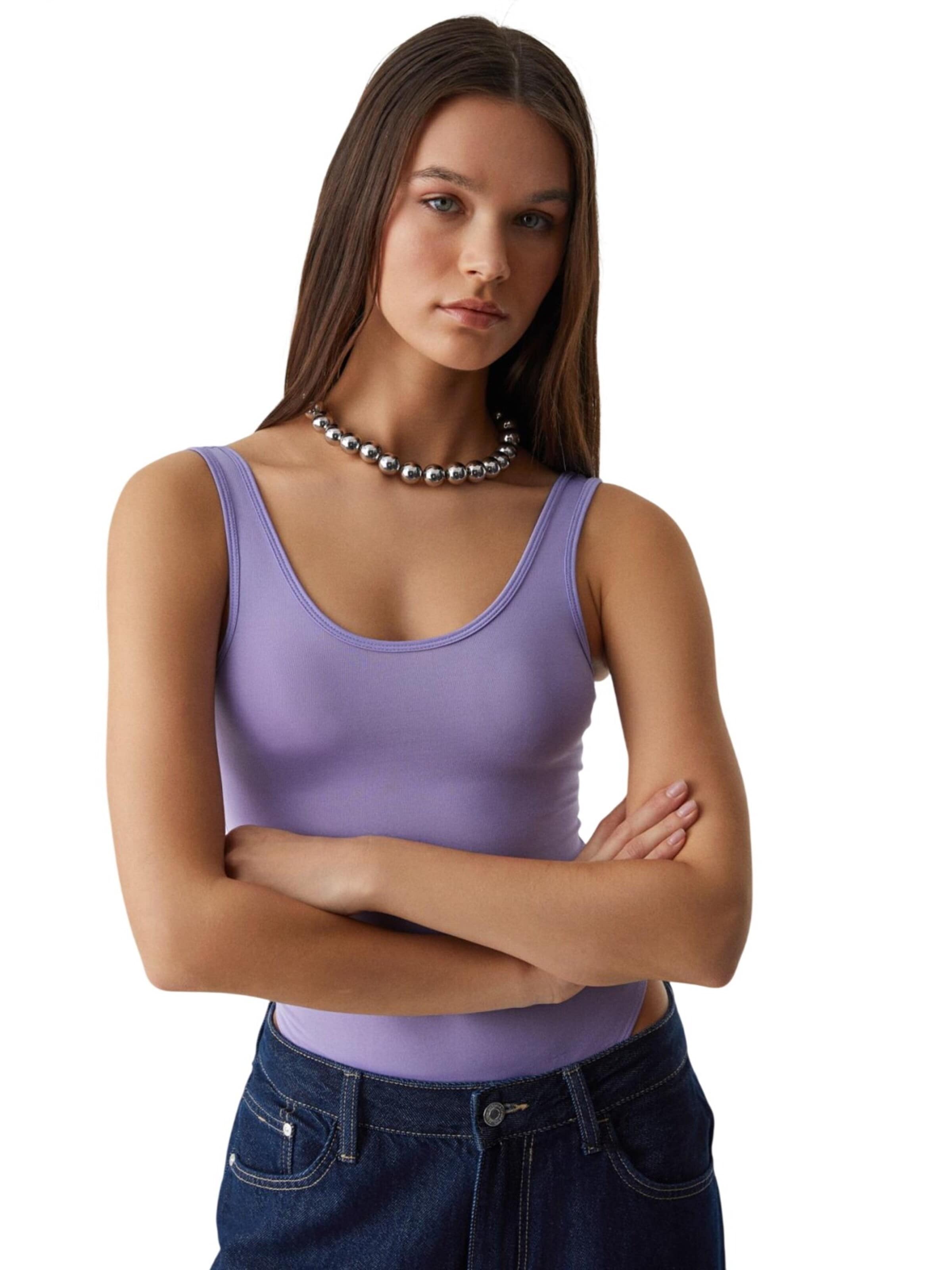 Grimelange Bodysuit in Purple