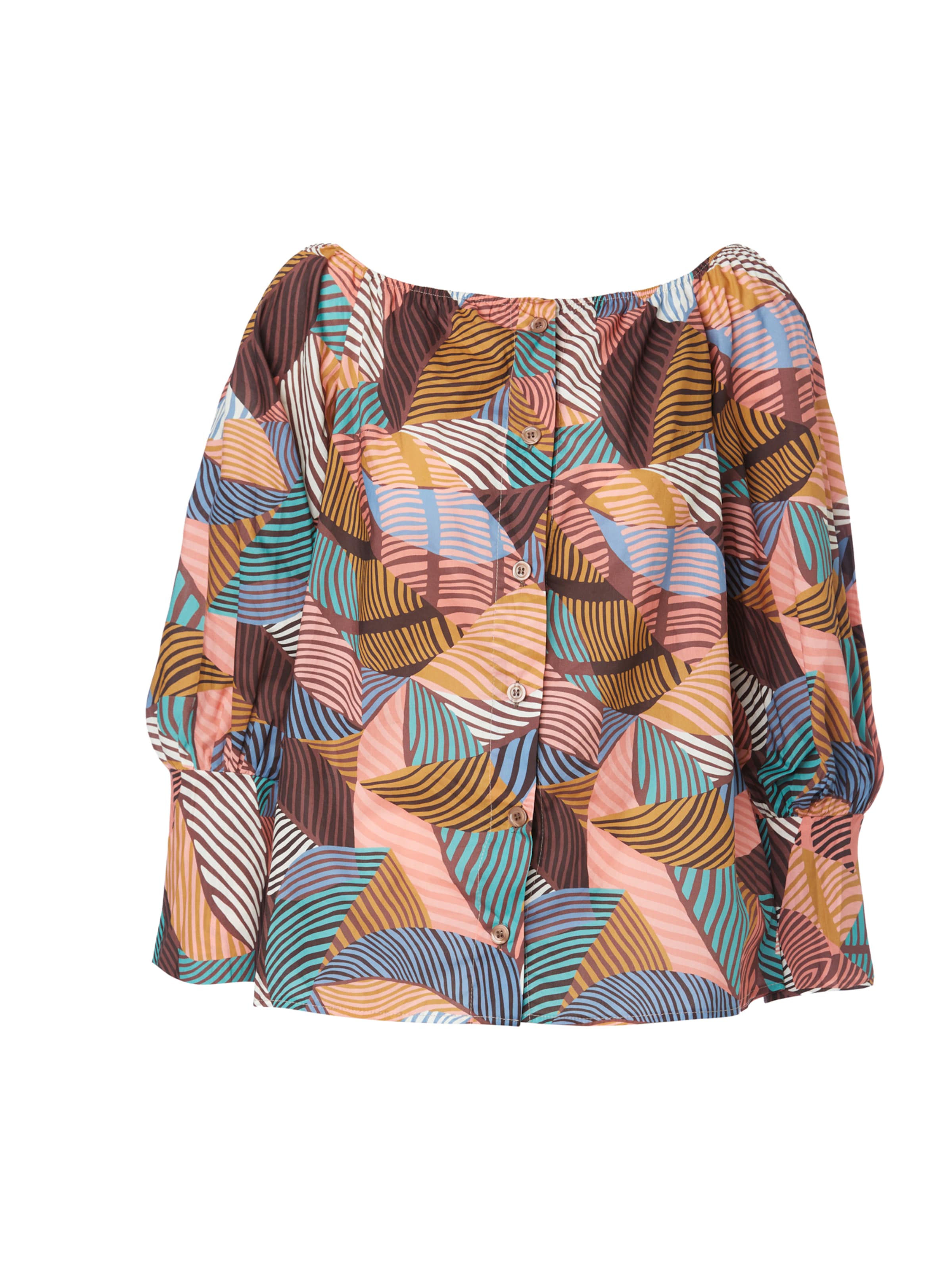KAN Blouse 'CANOPY' in Mixed colours: front